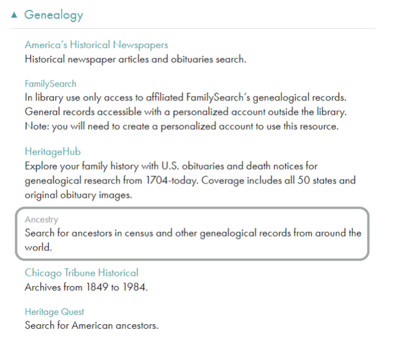 Ancestry: Search for ancestors in census and other genealogical records from around the world.